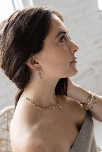 Four Link Chain Earring