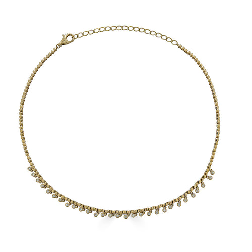 Hanging Diamond Necklace