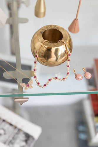 Ruby Tennis Necklace