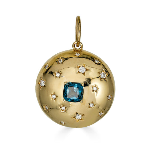 Yellow Gold Ball Pendant