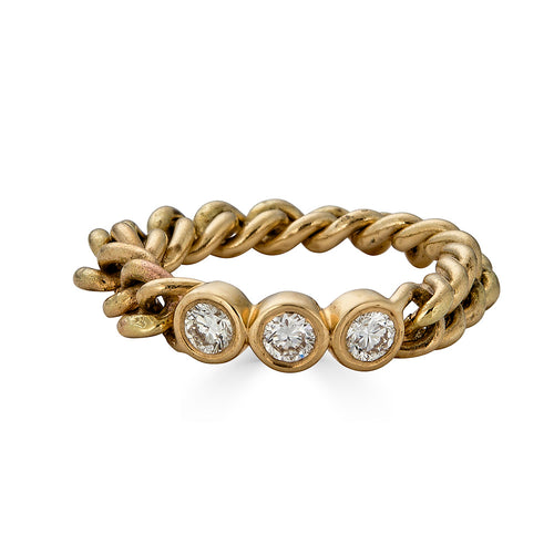 Cuban Chain Pinky Ring