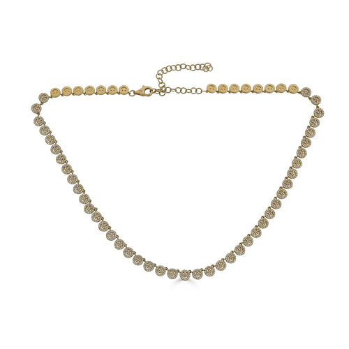Mini Smiley Diamond Necklace