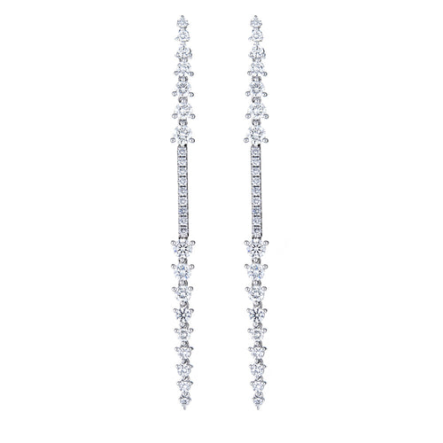 White Diamond Earring