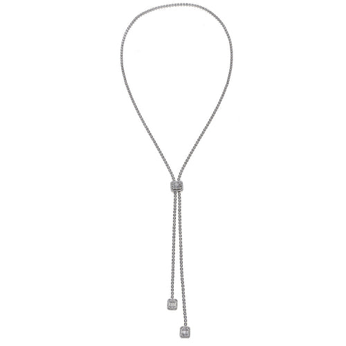 Diamond Bolo Necklace