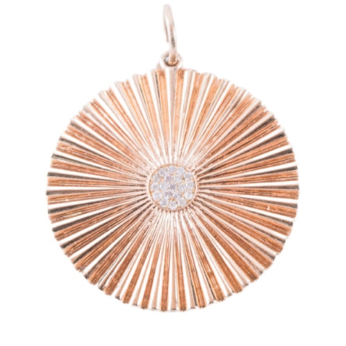 Gold Sun Pendant