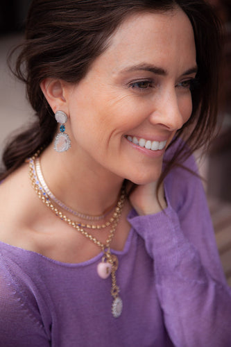 Small Pearls Circular Charm