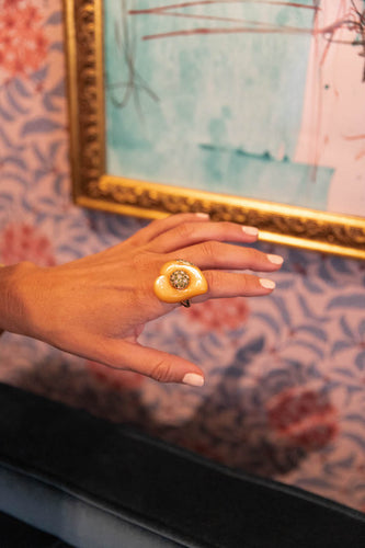 Mother of Pearl Cocktail Ring