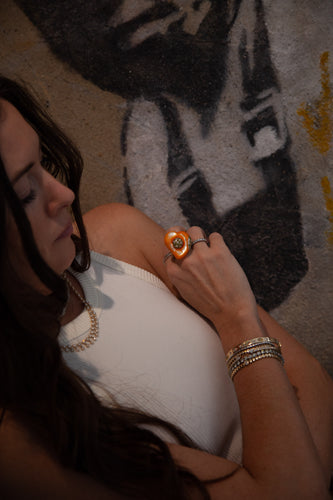 Oval Gold Tile Bracelet