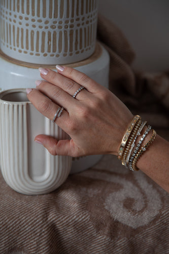 Oval Gold Tile Bracelet