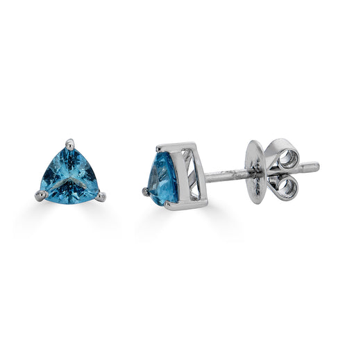 Sky Blue Topaz Stud Earring