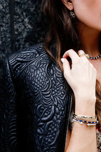 Oval Shaped Sapphire Tennis Bracelet