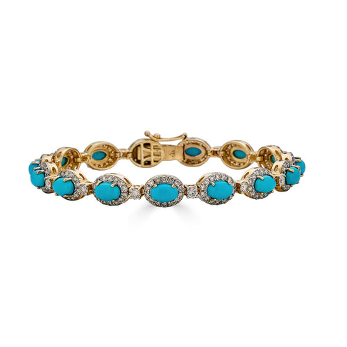 Turquoise Tennis Bracelet
