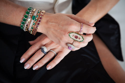 Oval Shaped Emerald Tennis Bracelet