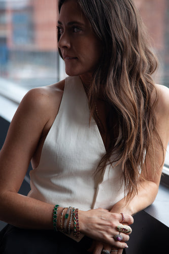 Oval Shaped Emerald Tennis Bracelet