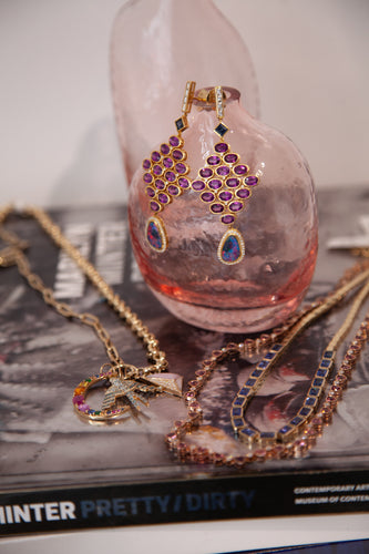 Pink Triangle Pendant