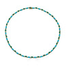 Alternating Turquoise Tennis Necklace