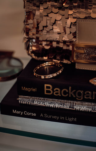 Alternating Australian Yellow Gold Bangle