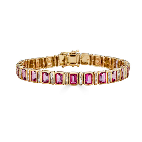 Pink Topaz Bracelet