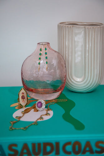 Pave Diamond Shield Ring