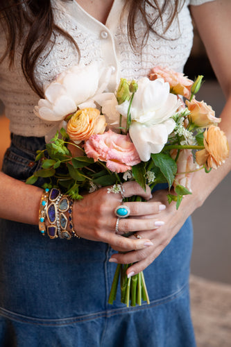 Light Blue Australian Opal Bracelet
