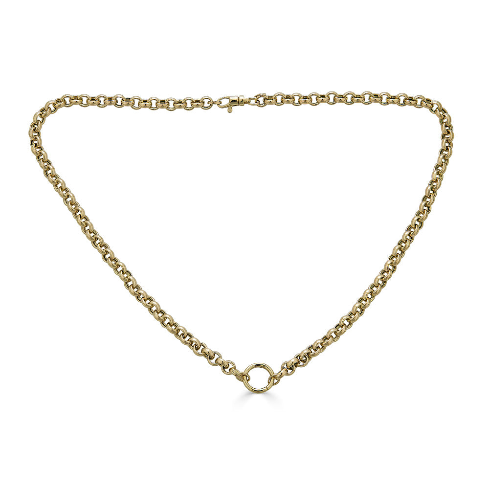Two Side Rollo Gold Chain
