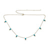 Cabochon Sleep Beauty Turquoise Necklace