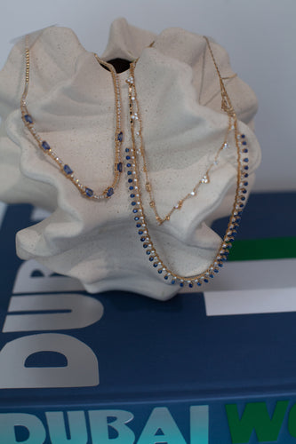 Pear Shaped Sapphire Necklace