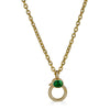 Oval Emerald Cable Chain