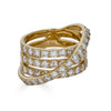 Three Wrap Diamond Ring