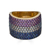 Amethyst Aquamarine Sapphire Cigar Band