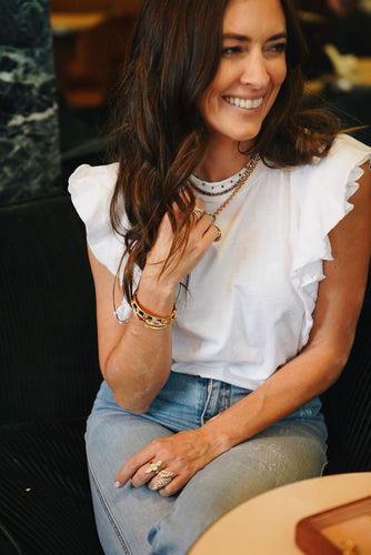 Drilled Blue Sapphire Necklace