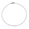 White Gold Hard Choker