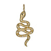 14K Snake Pendant