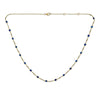 Sapphire & Diamond Yard Necklace