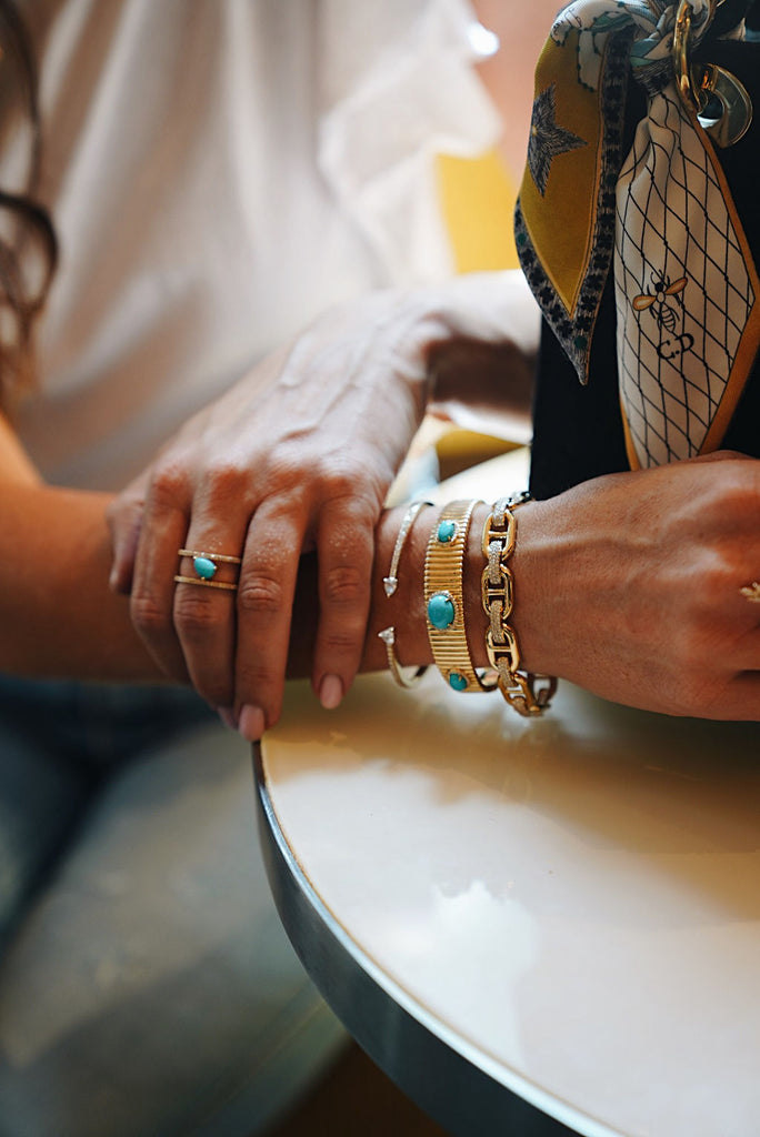 Pave Diamond Link Bracelet