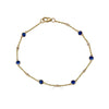 Sapphire & Diamond Link Bracelet