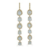 Six Drop Moonstone Earrings