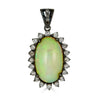 Oval Australian Opal Pendant