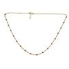 Alternating Diamond Ruby Yard Necklace