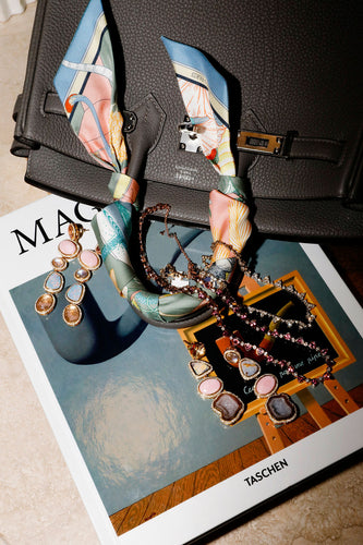 Four Drop Monotone Earrings