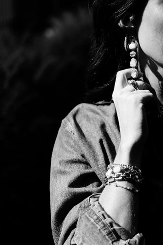 Five Drop Kunzite Earrings