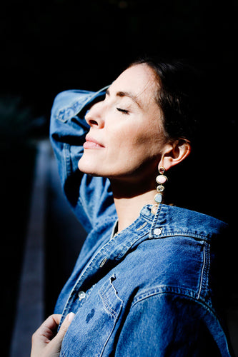 Five Drop Kunzite Earrings