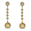 Gold Ball Drop Earring