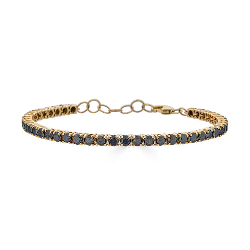 Black Diamond Tennis Bracelet