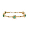 Round Emerald Bracelet