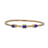 Three Blue Sapphire Bangle