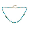 Turquoise Bar Tennis Necklace