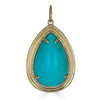 Turquoise Pear Shaped Pendant