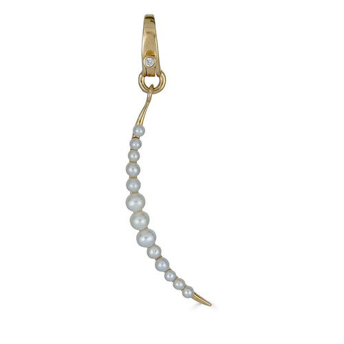Crescent Pearl Pendant