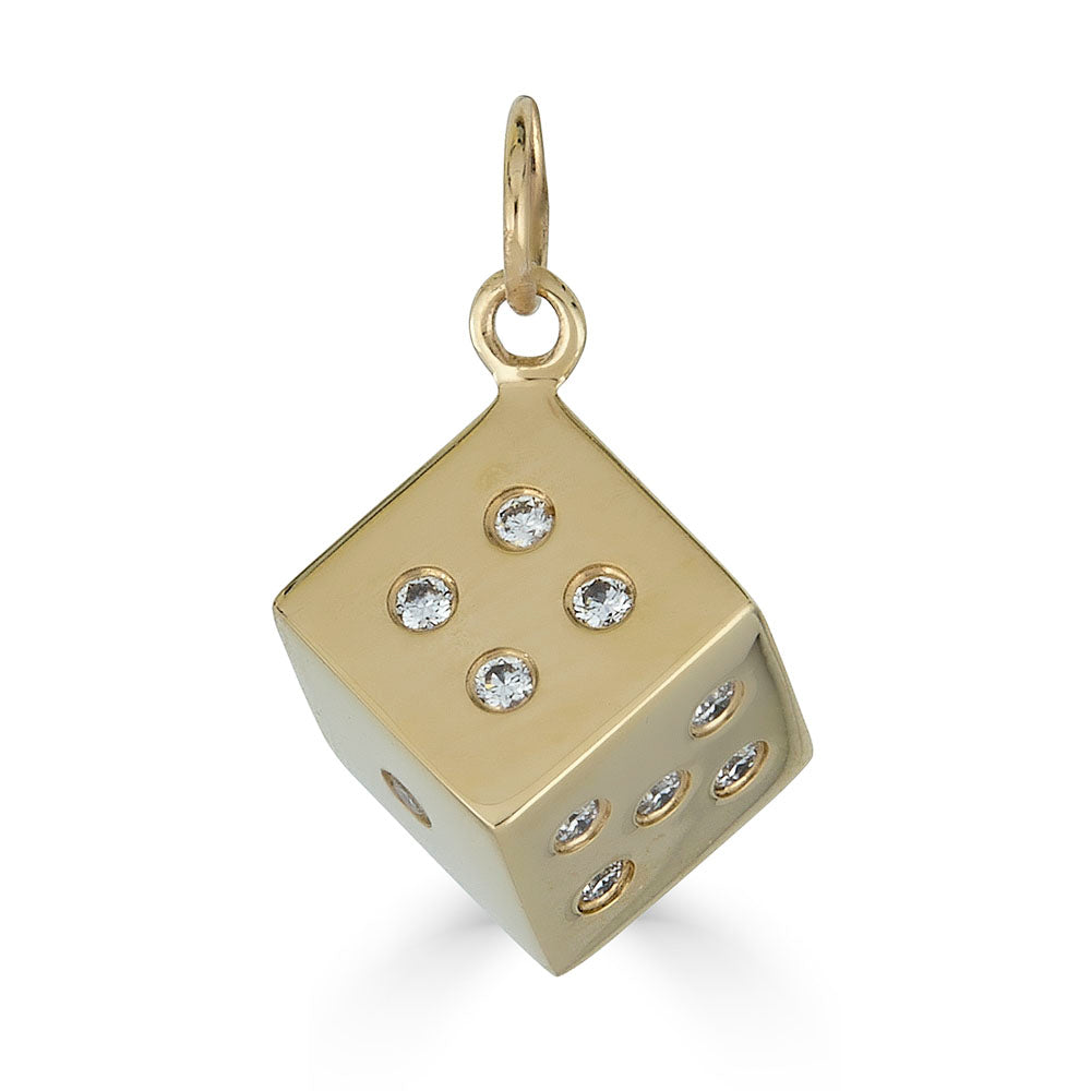 Dice Diamond Pendant